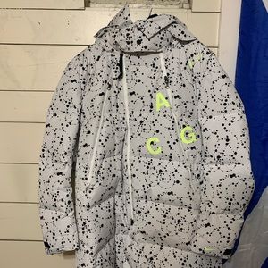 Bike puffy winter coat